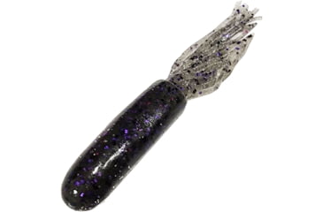 Image of Chompers Finesse Tube Tube, 1, 3.5in, Smoke/Purple Flake, TB3N10-16