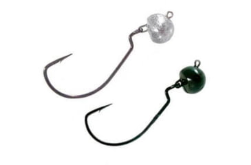 Image of Chompers Wobblehead Football Jig 7/16 oz - 2 Pack, Green Pumpkin, WHFJ716GP