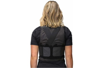 Image of Citizen Armor V-Shield Ultra Conceal Female Body Armor and Carrier, C1 Standard IIIA, Black, AT-S051BKF
