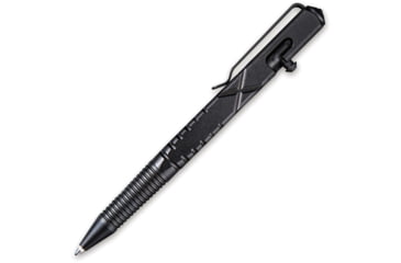 Image of CIVIVI C-Quill Pen, 5in Overall, Black Anodized Finish, Bolt Action Mechanism, Pocket Clip, Schmidt P 900 M Ink Cartridge, CP-01B