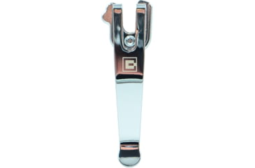 Image of Clip &amp; Carry SwissQlip - Deep Carry Pocket Clip for 91mm Victorinox Swiss Army Knife Models, Chrome, SQLIP91-CHR