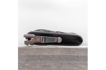 Image of Clip &amp; Carry SwissQlip - Deep Carry Pocket Clip for 91mm Victorinox Swiss Army Knife Models, Chrome, SQLIP91-CHR