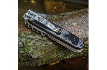 Image of Clip &amp; Carry SwissQlip - Deep Carry Pocket Clip for 91mm Victorinox Swiss Army Knife Models, Chrome, SQLIP91-CHR