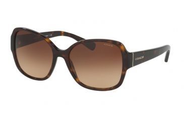 Image of Coach HC8166F Bifocal Prescription Sunglasses HC8166F-512013-58 - Lens Diameter 58 mm, Frame Color Dark Tortoise