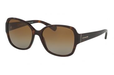 Image of Coach HC8166F Bifocal Prescription Sunglasses HC8166F-5120T5-58 - Lens Diameter 58 mm, Frame Color Dark Tortoise