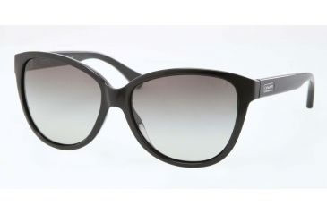 Image of Coach L065 ROBYN HC8074 Bifocal Prescription Sunglasses HC8074-500211-58 - Lens Diameter 58 mm, Frame Color Black
