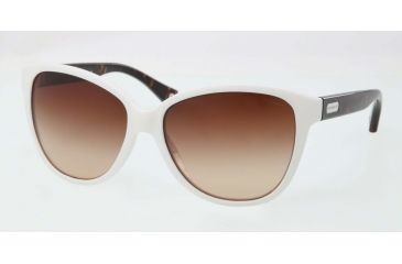 Image of Coach L065 ROBYN HC8074 Bifocal Prescription Sunglasses HC8074-514913-58 - Lens Diameter 58 mm, Frame Color White/Dark Tortoise