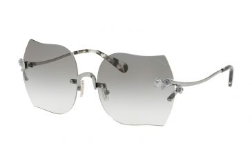 Image of Coach L1020 HC7082B Progressive Prescription Sunglasses HC7082B-90048E-60 - Lens Diameter 60 mm, Frame Color Shiny Gunmetal