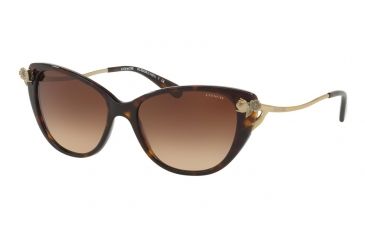 Image of Coach L1022 HC8242BF Bifocal Prescription Sunglasses, 56mm, Dark Tortoise, HC8242BF-548574-56-BI