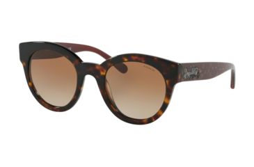 Image of Coach L1084 HC8265 Progressive Prescription Sunglasses, 51mm, Dark Tortoise, HC8265-512013-51-PRO