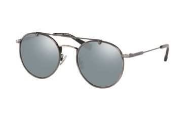 Image of Coach L1087 HC7098 Sunglasses 92741U-52 - , Blue Silver Mirror Lenses
