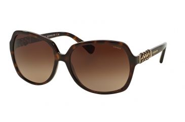 Image of Coach L130 HC8155Q Progressive Prescription Sunglasses HC8155Q-512013-59 - Lens Diameter 59 mm, Frame Color Dark Tortoise