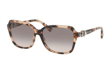 Image of Coach L1599 HC8179F Single Vision Prescription Sunglasses HC8179F-54033B-58 - Lens Diameter 58 mm, Frame Color Peach Tortoise