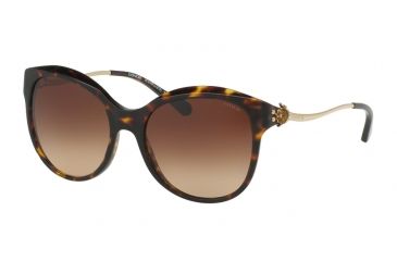 Image of Coach L1610 HC8189 Progressive Prescription Sunglasses HC8189-541713-55 - Lens Diameter 55 mm, Frame Color Dark Tortoise/Light Gold