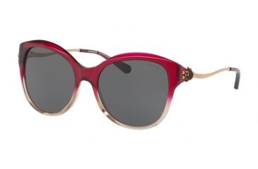 Image of Coach L1610 HC8189 Progressive Prescription Sunglasses HC8189-547387-55 - Lens Diameter 55 mm, Frame Color Red Sand Gradient