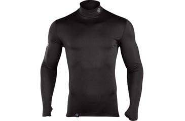 Image of Coldpruf Peak Performance Warmer Mock Top - Men's, Black, Medium, 72MMDBK