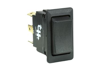 Image of Cole Hersee Sealed Rocker Switch Non-Illuminated SPDT On/Off/On 3 Blade 75446