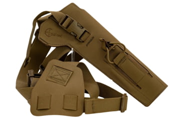 Image of Cole-Tac Varmint Wrangler Chest Holster Left Hand, Chest Coyote Brown, VW202