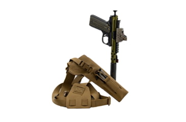Image of Cole-tac Varmint Wrangler Pistol Holder Coyote Brown Right Hand, VW102