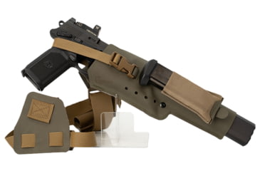 Image of Cole-Tac Varmint Wrangler XL Chest Holster Left Hand, Ranger Green, VWX106