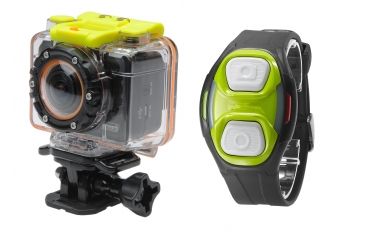 Image of Coleman Bravo2 1080p HD &amp; 5.0 MP Waterproof Sports Camera Kit w/Wi-Fi and Remote Control Watch, Black CX12WP+RC
