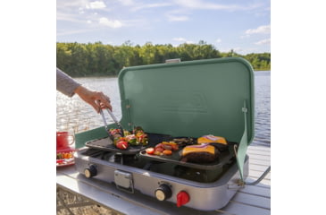 Image of Coleman Cascade 3-in-1 Propane Camping Stove, Moss, CM1011010003-5
