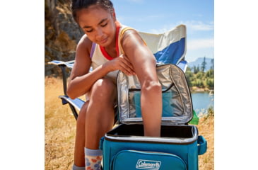 Image of Coleman CHILLER 42-Can Wheeled Soft Cooler, Ocean, CM1010810002-18