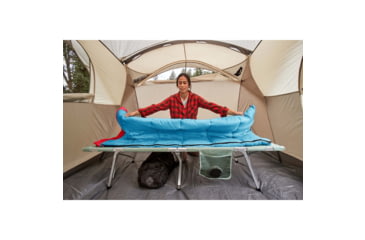 Image of Coleman Flatlands Sleeping Bag, 40F, Med Blue, CM1010410016-21