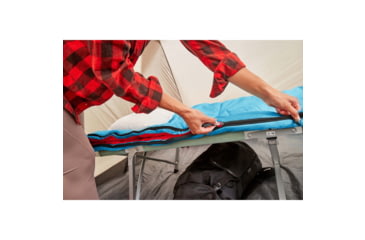 Image of Coleman Flatlands Sleeping Bag, 40F, Med Blue, CM1010410016-21