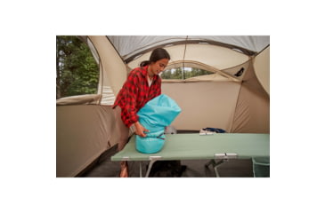 Image of Coleman Flatlands Sleeping Bag, 50F, Blue Hydra, CM1010410016-18