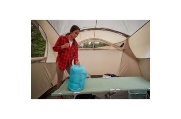 Image of Coleman Flatlands Sleeping Bag, 50F, Blue Hydra, CM1010410016-18