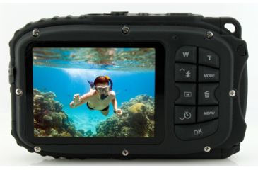 Image of Coleman Xtreme 16.0 MP Underwater Digital &amp; Video Camera, Waterproof to 33 ft, Black C5WP-BK