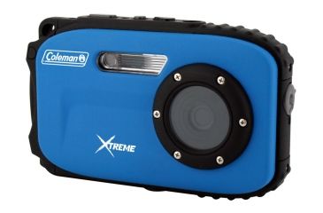 Image of Coleman Xtreme 16.0 MP Underwater Digital &amp; Video Camera, Waterproof to 33 ft, Blue C5WP-BL