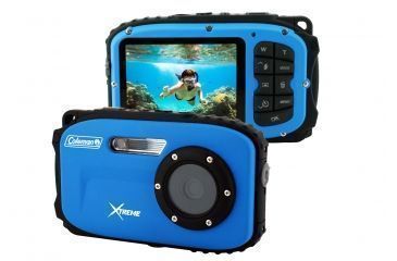 Image of Coleman Xtreme 16.0 MP Underwater Digital &amp; Video Camera, Waterproof to 33 ft, Blue C5WP-BL