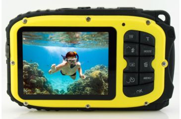 Image of Coleman Xtreme 16.0 MP Underwater Digital &amp; Video Camera, Waterproof to 33 ft, Yellow C5WP-Y