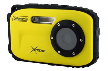 Image of Coleman Xtreme 16.0 MP Underwater Digital &amp; Video Camera, Waterproof to 33 ft, Yellow C5WP-Y