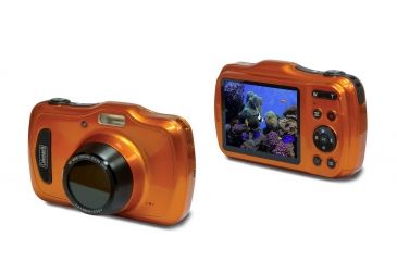 Image of Coleman Xtreme4 20.0 MP / 1080p HD / 4X Optical Zoom Underwater Digital &amp; Video Camera, Waterproof to 33 ft, Orange C30WPZ-O