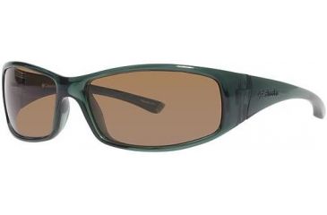 Image of Columbia Auburn Single Vision Prescription Sunglasses CBAUBURNPZ511 - Frame Color Transparent Green