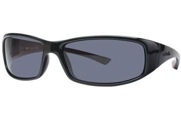 Image of Columbia Auburn Single Vision Prescription Sunglasses CBAUBURNPZ602 - Frame Color Black-Thunderbird Red