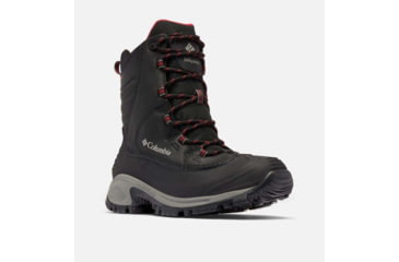 Image of Columbia Bugaboot III Boots - Mens, Black/Bright Red, 9 US, 1791221-012-9