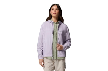 Image of Columbia Skien Valley Hooded Long Sleeve Shirt - Womens
