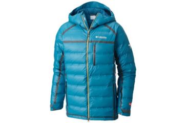 Image of Columbia OutDry Ex Diamond Down Insulated Jacket - Mens-Phoenix Blue-Medium