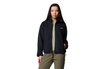 Image of Columbia Sequoia Grove Full Zip Fleece Jacket - Womens, Black, Small, 2085311-011-S
