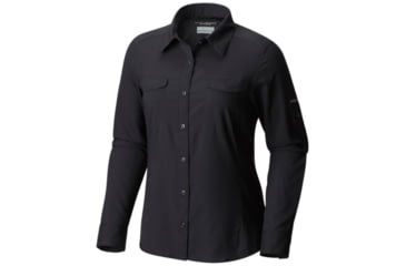 Image of Columbia Silver Ridge Lite Long Sleeve Shirt - Womens, Black, XS 1714371010XS