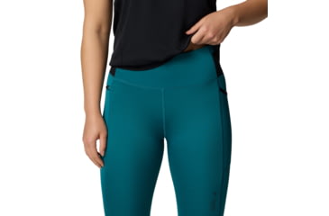 Image of Columbia Summit Valley Legging - Womens, River Blue/Black, L, 2118021-364-L-R