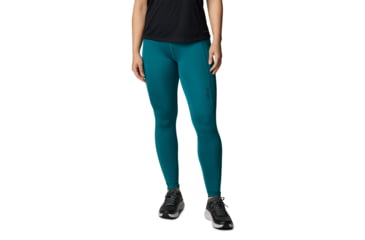 Image of Columbia Summit Valley Legging - Womens, River Blue/Black, L, 2118021-364-L-R