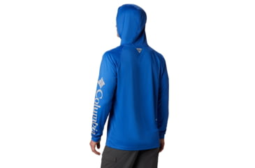 Image of Columbia Terminal Tackle Hoodie - Mens, Vivid Blue, Cool Grey Logo, 2XL, Long Inseam, 153617-487-2XT