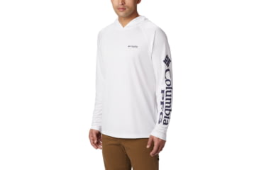 Image of Columbia Terminal Tackle Hoodie - Mens, White, Nightshade Logo, 5XL, Long Inseam, 153617-100-5XT