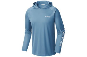 Image of Columbia Terminal Tackle Hoodie - Men's, White Cap, White Logo, 5XL Waist, Long Inseam, 153617-451-5XT