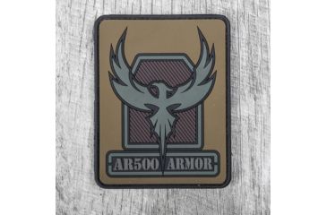 Image of Combat Swag Patch - Desert Vertical, Desert/Coyote ARPATCH/CY
